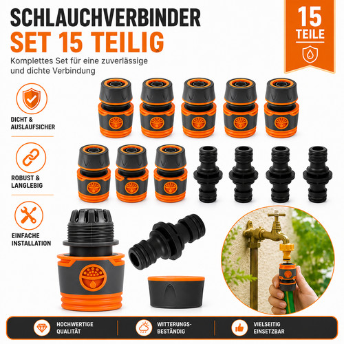 Gartenschlauch kupplungssatz - gartenschlauch,